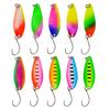 6Pcs 5g/4cm Colored Sequins All Water Universal Sharp Hook Increase Rate Angling Willow