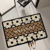 French Minimalist Flannel Floor Mat Home Entrance Door Mat Bedroom Kitchen Welcome Mat Luxury Design