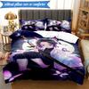 Vibrant Anime Characters 3pcs K-pop Music Group Bedding set,Ideal for Bedroom, Dormitory,Including Duvet Cover And 2pcs Pillowcases,Fan Gifts