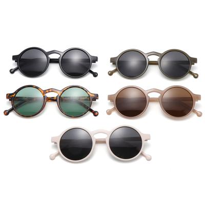 Designer UV400 Driving Leopard Black Glasses Round Sunglasses for Women Vintage Sun Glasses Eyewear