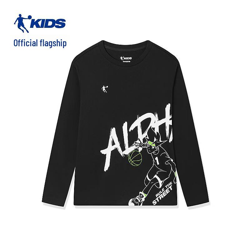 Jordan Boys  Cotton Long Sleeve T-Shirt 160