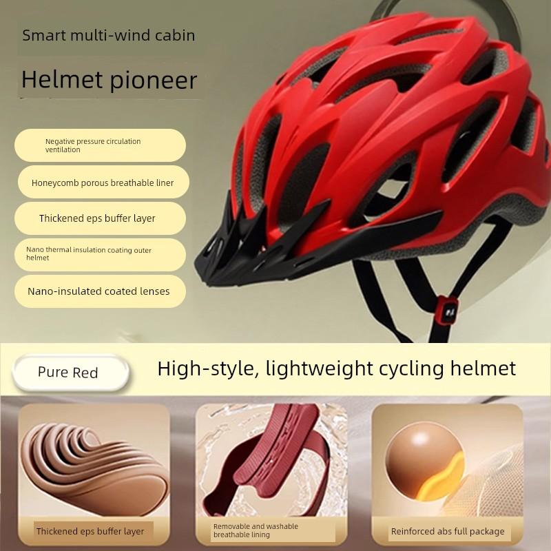 Cycling Helmet for Men and Women, Outdoor Sports Magnetic Goggles, Sun Protection and Insect Protection, Bicycle Safety Helmet 2026 New Model
