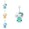 Adorable Sanrio Teddy Bear Plush Toy Colorful Kitty Keychain For Girls With A Cute Design