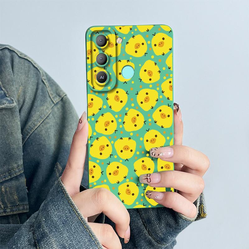 For Tecno Pop 5 LTE Phone Case 5Lte BD4 BD4i BD4a Cover Soft Silicon Cute Cartoon Panda Flower Boys Girls Funda Protective Coque