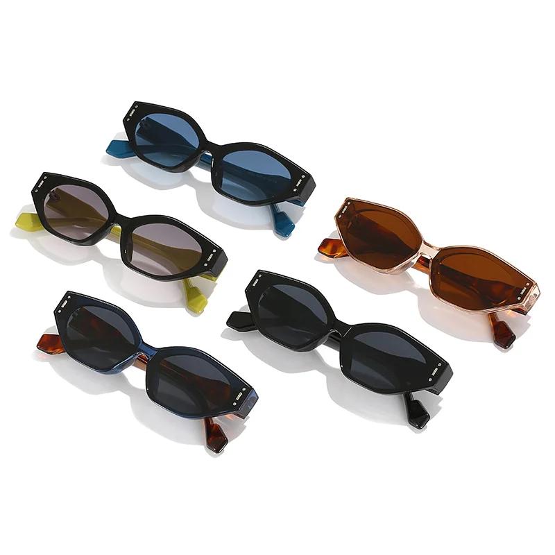 Vintage Cat Eye Sunglasses For Women New In Fashion Gradient Women Black Shades Trendy Chic Luxury Brand Designer Sun Glasses