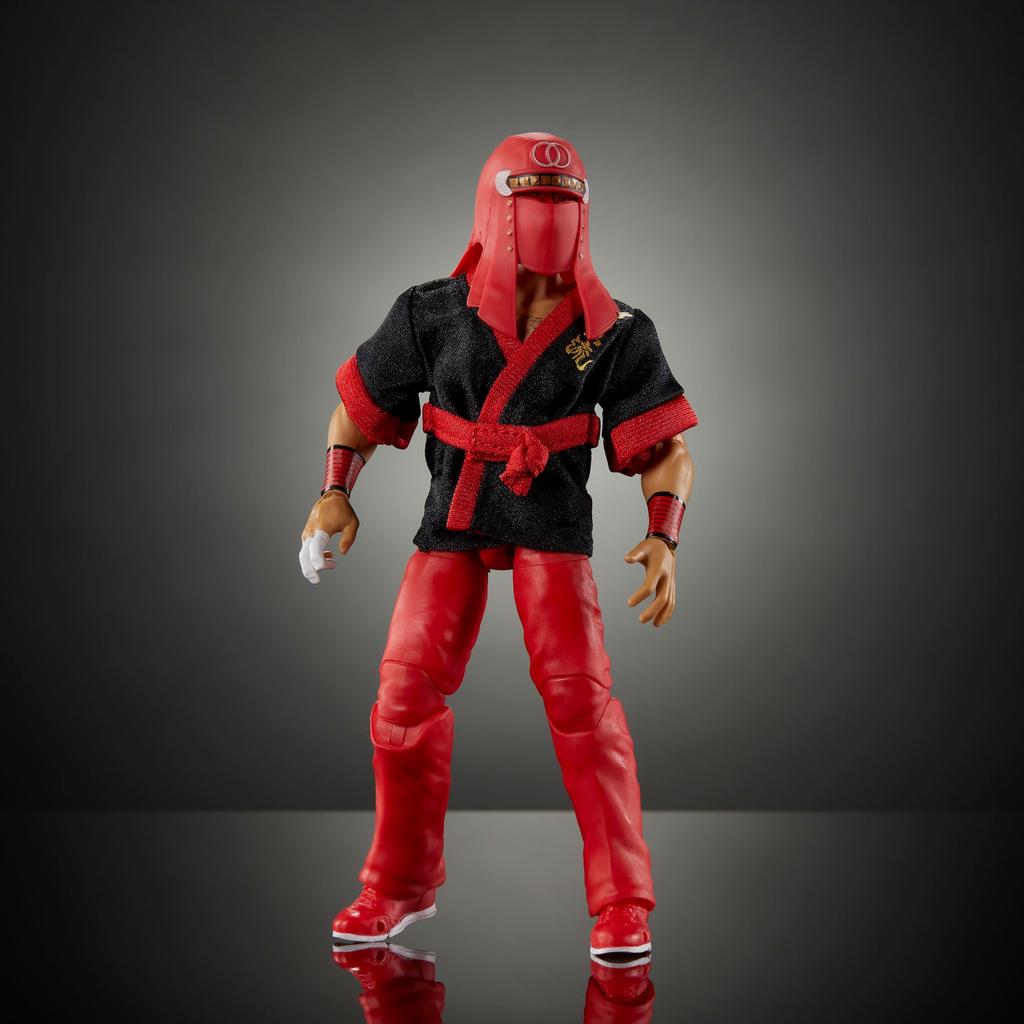 Mattel WWE Ultimate Edition Action Figure & Accessories 6-inch Great Muta Collector Set with Interchangeable Head & Hands and 30 Articulation Points