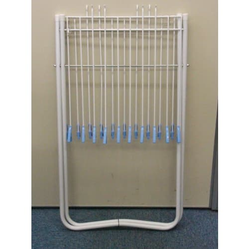 Sawafuji E20DX Stand Clothes Dryer, Light Blue, Holds 20 Towels, Towel Clips, Tank Tops, Underwear, Children's Clothes, Foldable, Compact, Indoor Dryi