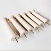 A84E-20Pcs Wooden Shaker Peg Wood Screw-On Shaker Pegs Unfinished Wood Shaker Racks For Hanging Clothes Hats Towel