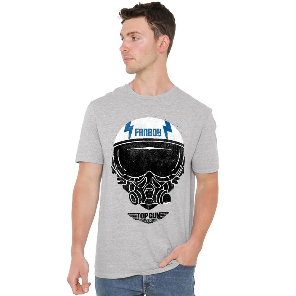 Top Gun Fanboy Helmet T-Shirt S-5XL Athletic Heather L