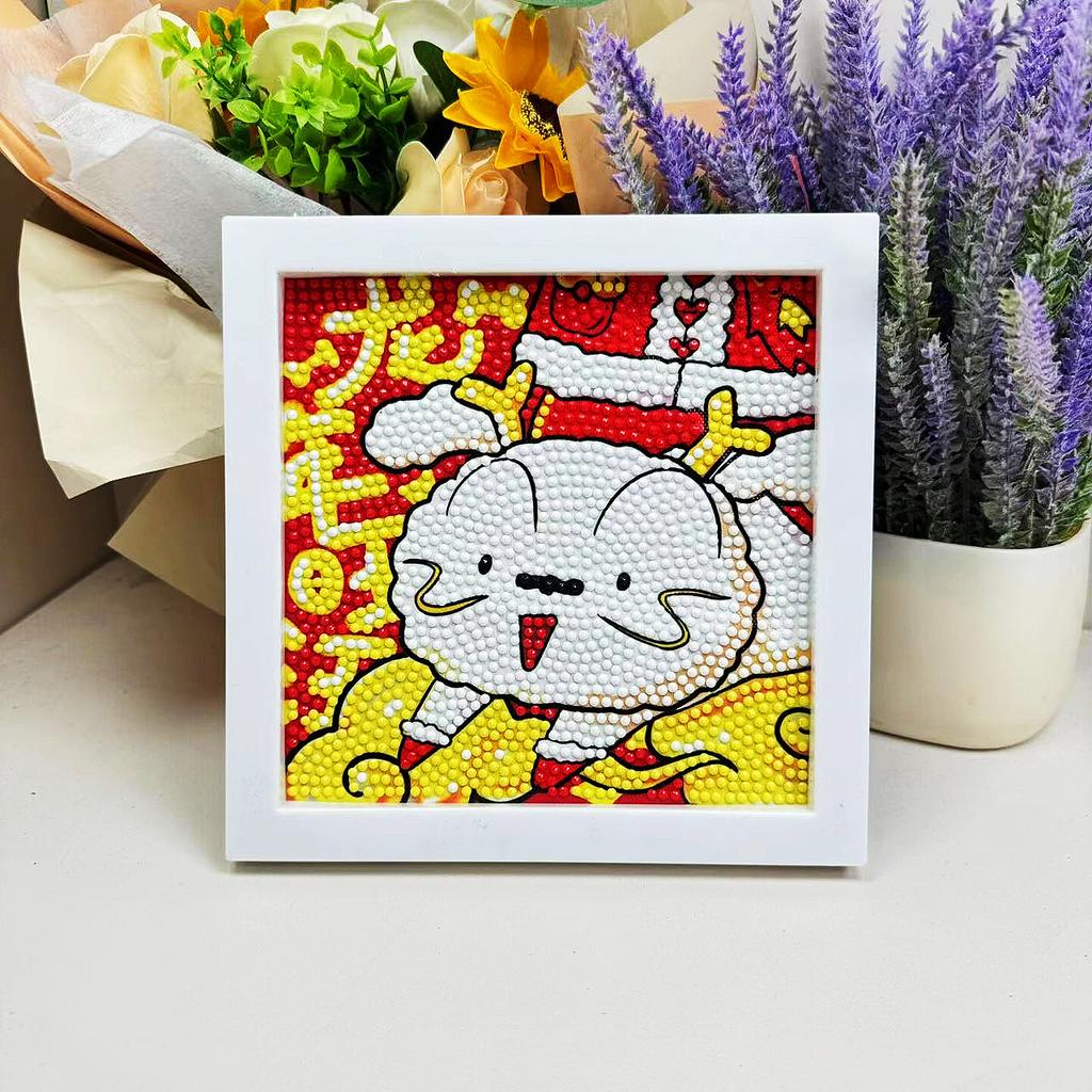 Free Shipping/Cartoon Diamond Painting Children'S Gift Handmade Cross Stitch Framed Diy Bedroom Sticker