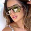 Retro Tortoiseshell Pilot Sunglasses Women  Designer  Oversized Shades Eyewear Driving Double Bridge Men T Sun Glasses