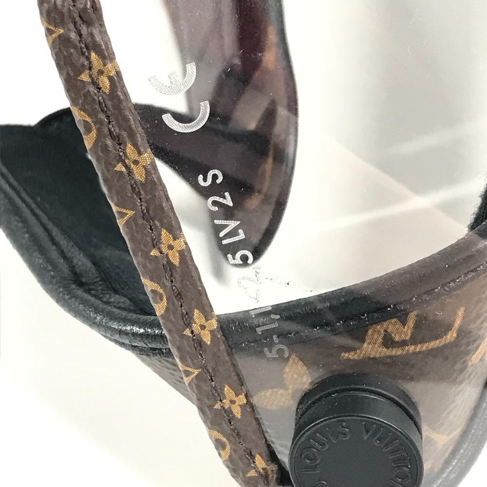 Louis Vuitton M76727 Monogram Viger LV Hat Face Shield Sun Visor Brown/clear