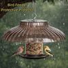 Hanging Bird Feeder Protective Protector Moisture-proof Bird Feeder Rain Cover  Backyard