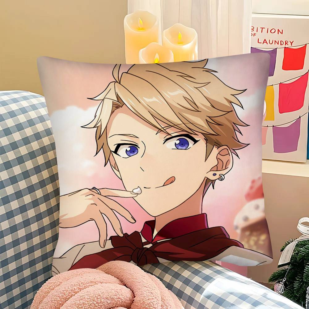 1pc Narukami Arashi Pillow Case Fashion Square Pillowcase Bedroom Sofa Room Ins Decoration Leisure