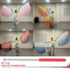 Multicolor Belly Dance Accessories Props Scalable Rods Dance Props Semi-circular Flags Dance Party