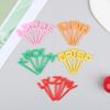 26Pcs/Set Cartoon Alphabet Fruit Fork Plastic Small Fork Sweet Mouth Fork Cute Portable Fruit Toothpick Cake Forks