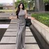 French Chic Sleeveless Waist-Cinched Hip-Hugging Long Dress for Women, 2026 Trend
