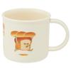Children's Plastic Lunch Cup, 200ml, Dishwasher Safe, Made In Japan, Bread Thief Design, for Boys and Girls, KE4AAG-A