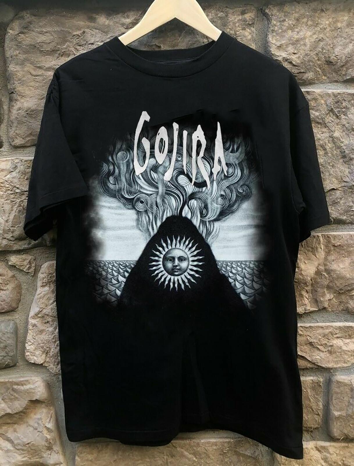 Gojira Band Short Sleeve Cotton Black All Size S5XL T-shirt XXXL
