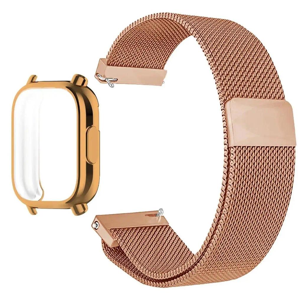 Milanese Mesh Strap For Redmi Watch 5 Active Band With Case Screen Protector Redmi Watch 5 Lite Watchbands Bracelet Accessories