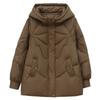Women's Winter Short Down Jacket 2024 - New Popular Style, Petite Mom Thickened Warm White Duck Down Coat