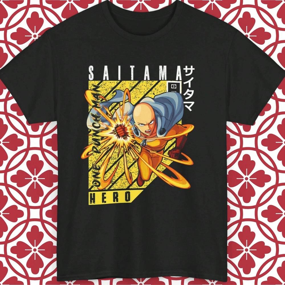 Anime Wibu One Punch Unisex Saitama TShirt V23 S