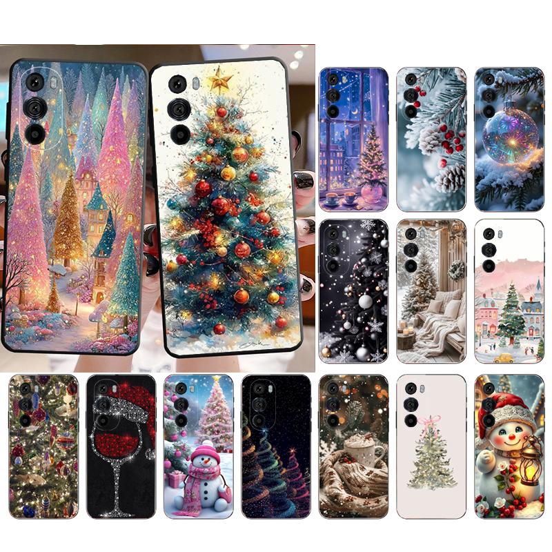 Phone Case For Motorola Edge 50 40 Pro 60 50 40 30 Ultra Neo Fusion Moto G Play G Stylus G Power G Christmas Tree