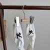3 Pairs New Mid-calf Socks with Cute Bow At The Heel Women's Slouch Socks Spring/Summer