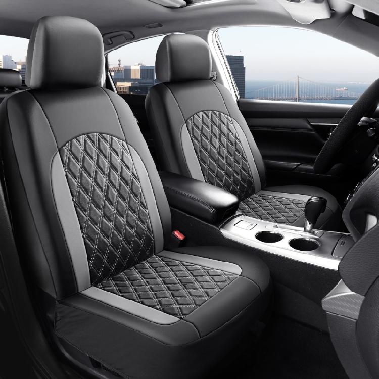 Coprisedili Auto Trapuntati a Diamante Universali Proteggi Cuscino 2/4/9 Pezzi Pelle PU Premium Per Berlina SUV Uso Stagione Unica