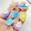 10Pcs Cute Resin Cartoon Shark, Whale, Sea Star Ocean Series Flat Back Cabochons Scrapbooking DIY Jewelry Craft Decoration