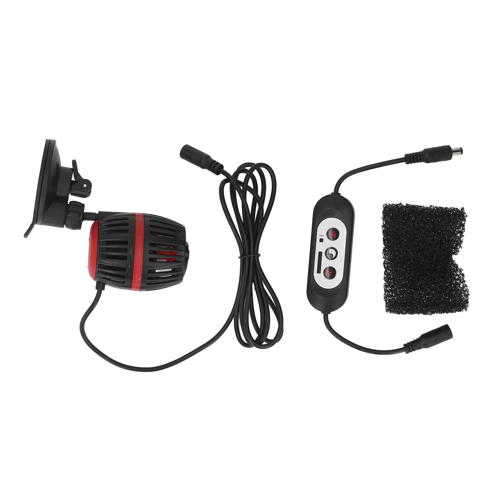 

Циркуляционный насос для аквариума с переменной частотой, тихий погружной насос для создания волн для аквариума, белый чёрный