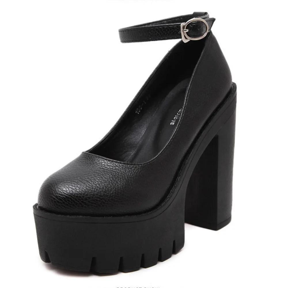 New style high heels, European and American fashion one-strap women's shoes