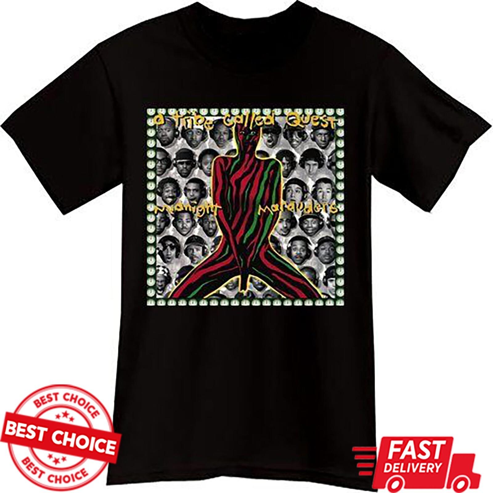 

26 A Tribe Called Quest Midnight Marauders Unisex Black T shirt Unisex T-Shirt XXXXL
