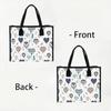 Boho Balloon Print Casual Tote Bag Large Capacity Daily Shoulder Handbag for Women Lightweight Reusable Shopping Bag