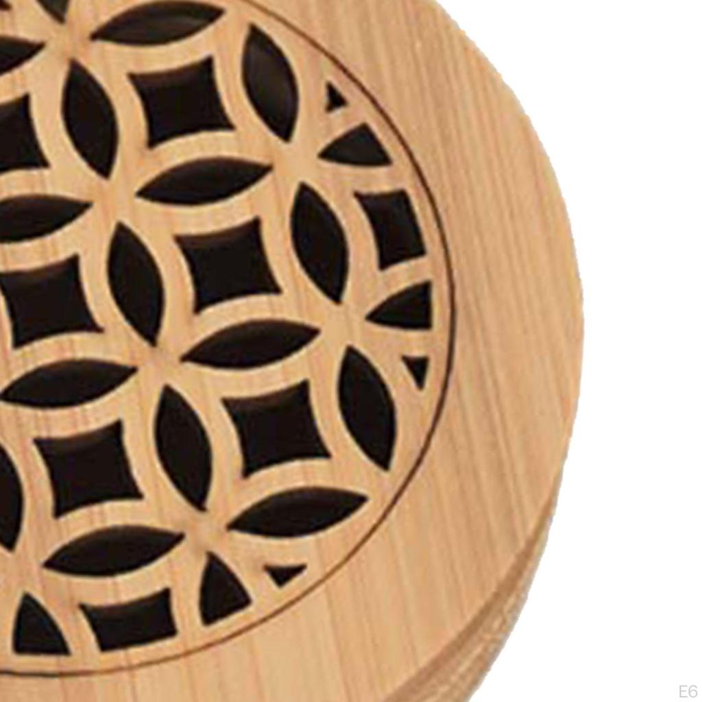 Wood Aroma Burner Box Censer for Home And Hotel Fragrance Diffuser with Lid