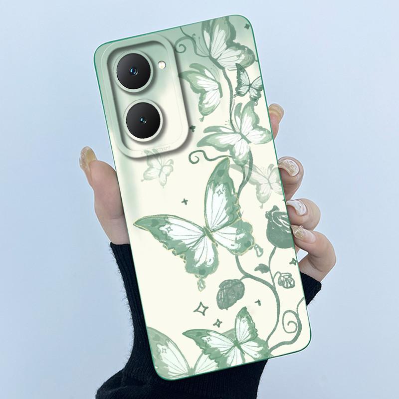 

Case For Vivo Y03 Y03T Y18 Y18E Y18S Y28S Panda Sweet Girls Cats Silicone Soft Back Cover For VivoY03 4G 2024 Protective Casing Vivo Y18S