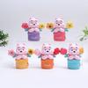 Adorable Winnie The Pooh Bear Creative Flower Pot Figurine Decorative Toy Model
