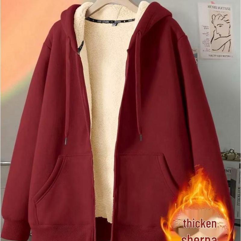 

Уютная осенне-зимняя куртка с капюшоном на молнии, с длинными рукавами, однотонная, обычного кроя, из тканого материала, мужская верхняя одежда XL темно-красного