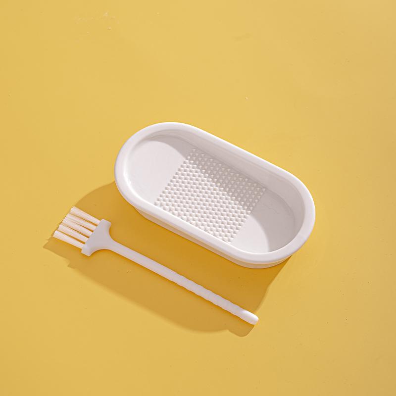 Ceramic Ginger Puree Grinding Manual Ginger Puree Rub and Pound Garlic Wasabi Grinding Tool