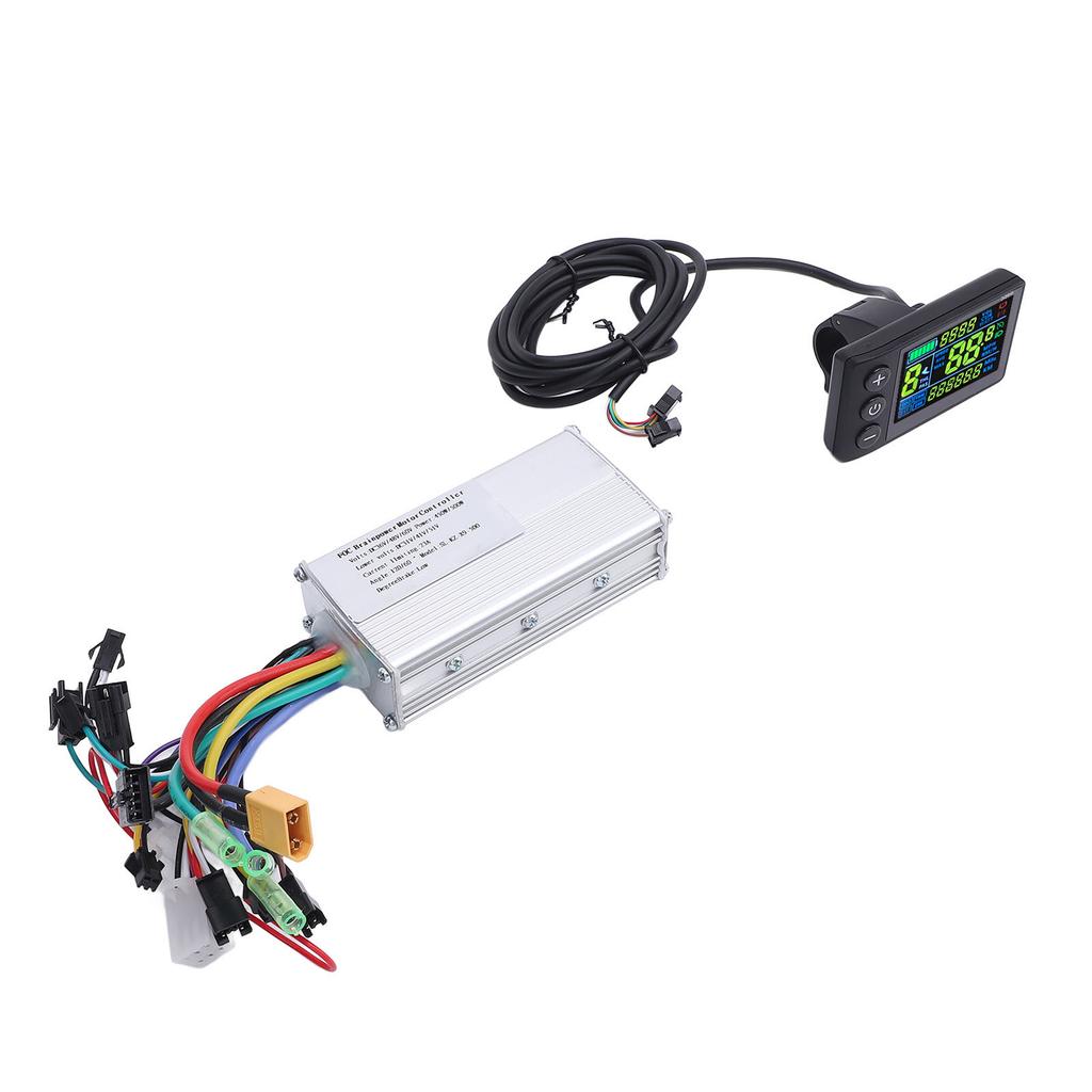 LCD Display Panel Brushless Motor Controller Kit 36V 48V 60V 450W 500W Sine Wave Motor Speed Controller for Electric