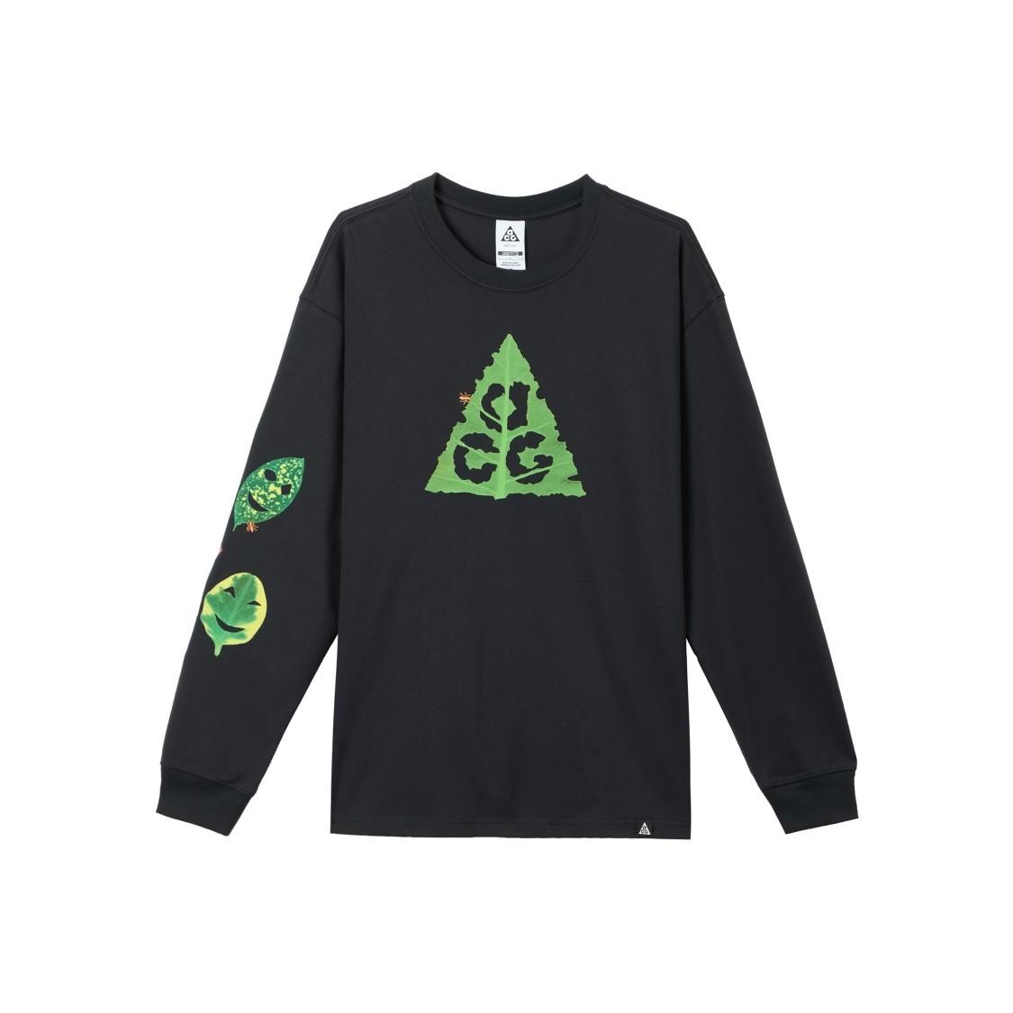 Nike crewneck fashionable versatile pullover long-sleeve sweatshirt men black M