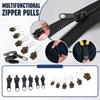 Multipurpose Zipper Replacement Kit - 6 Pack with 3 Sizes for Jackets, Bags and Clothing