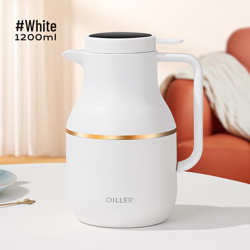 DILLER Large Capacity Insulated Tea & Stew Pot