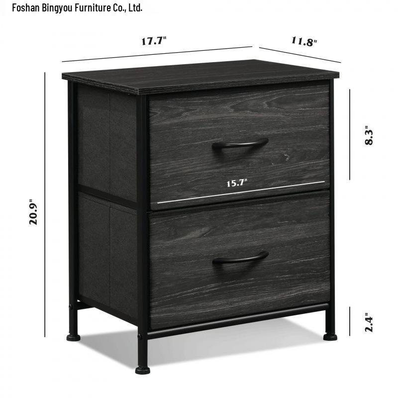 Nachttisch im amerikanischen Stil mit multifunktionalem Schubladenschrank
