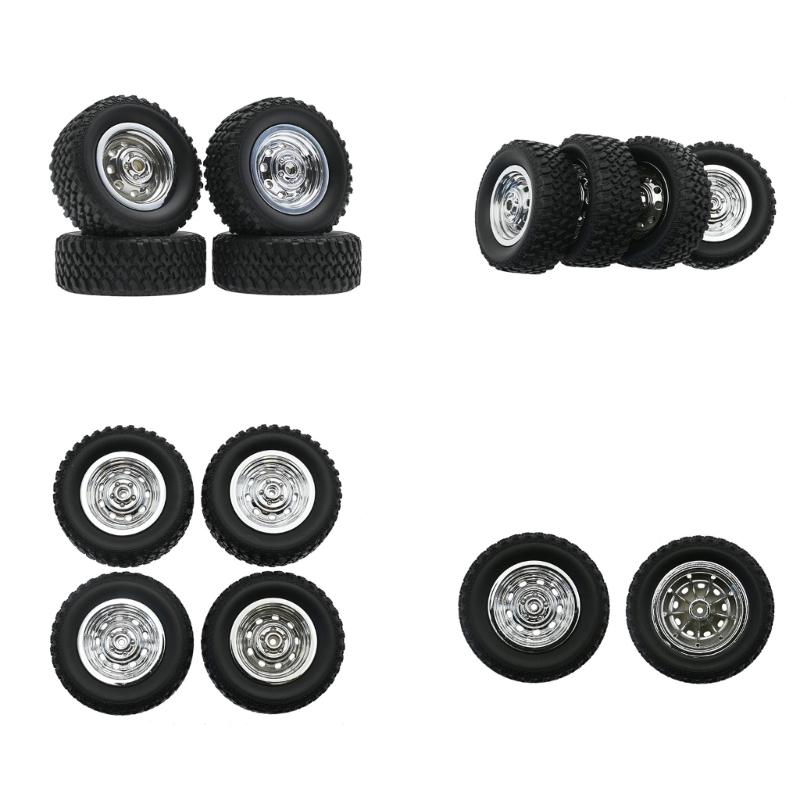 4pcs/set Remote Control Crawler Wheel Tires Compatible with MN78/ MN82 Remote Control Crawler Car Truck Modified Tool