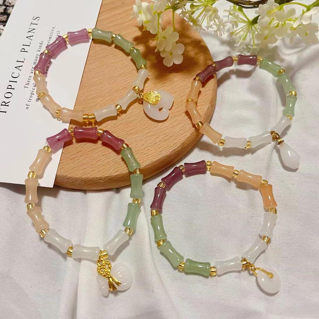 New Chinese Color Bamboo Bracelet, Women'S Fashion Is Rising Bracelet, Couple Students Send Girlfriends Hand Jewelry