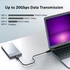 Super Speed 20Gbps Data Transmission 4K Video 240W 100W 5A Fast Charging USB C Cable To USB C Kabel Nylon Braided