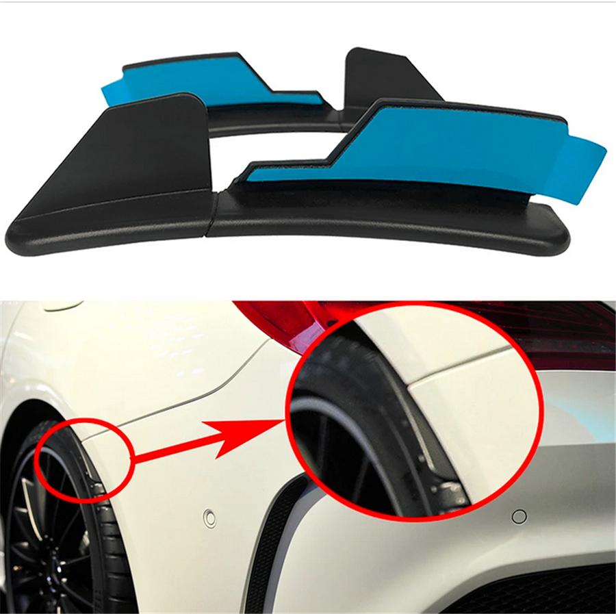 Černé lemy zadních blatníků obočí kola pro Benz CLA180 CLA200 CLA250 CLA45 AMG