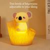 Silicone Koala Tap Light Timed LED Light Creative Night Light Seven-color Gradient