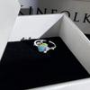 Super Sweet Apple Strawberry Fruit Enamel Open Ring Niche Design Cute Sweet‑Cool Adjustable Stack‑Wear Index‑Finger Trend Jewelry